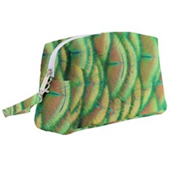 Beautiful-peacock Wristlet Pouch Bag (large) by uniart180623