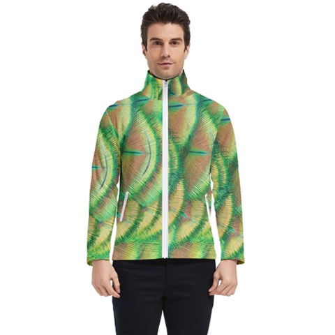 Beautiful-peacock Men s Bomber Jacket by uniart180623