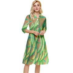 Beautiful-peacock Classy Knee Length Dress by uniart180623