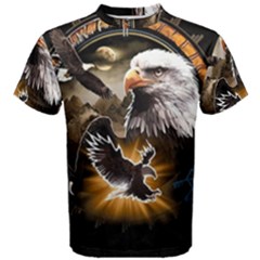 Eagle Dreamcatcher Art Bird Native American Men s Cotton Tee by uniart180623