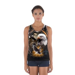 Eagle Dreamcatcher Art Bird Native American Sport Tank Top 