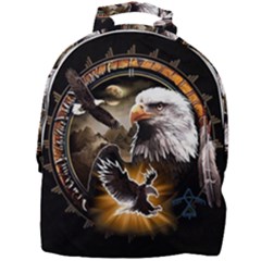 Eagle Dreamcatcher Art Bird Native American Mini Full Print Backpack by uniart180623