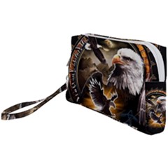 Eagle Dreamcatcher Art Bird Native American Wristlet Pouch Bag (small) by uniart180623