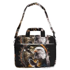 Eagle Dreamcatcher Art Bird Native American Macbook Pro 16  Shoulder Laptop Bag by uniart180623