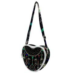 Dreamcatcher Magic Magical Heart Shoulder Bag by uniart180623