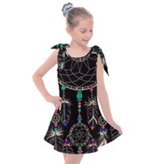 Dreamcatcher Magic Magical Kids  Tie Up Tunic Dress by uniart180623