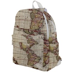 Vintage World Map Old  Globe Antique America Top Flap Backpack by uniart180623