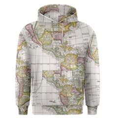 Vintage Map Of The Americas Men s Core Hoodie by uniart180623