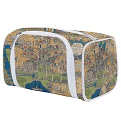 Vintatge Map Of Washington Dc Toiletries Pouch by uniart180623