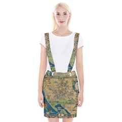 Vintatge Map Of Washington Dc Braces Suspender Skirt