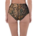 Always On My Mind Brain Map Vintage Reversible High-Waist Bikini Bottoms View2