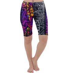 Ambiguity Tobe Brain Duality Mind Minimal Thinking Cropped Leggings  by uniart180623