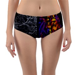 Ambiguity Tobe Brain Duality Mind Minimal Thinking Reversible Mid-waist Bikini Bottoms by uniart180623