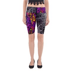 Ambiguity Tobe Brain Duality Mind Minimal Thinking Yoga Cropped Leggings by uniart180623