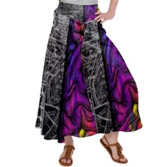 Ambiguity Tobe Brain Duality Mind Minimal Thinking Women s Satin Palazzo Pants by uniart180623