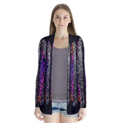 Ambiguity Tobe Brain Duality Mind Minimal Thinking Drape Collar Cardigan by uniart180623