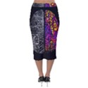 Ambiguity Tobe Brain Duality Mind Minimal Thinking Velvet Midi Pencil Skirt View2