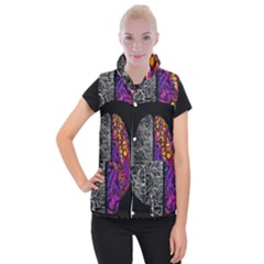 Ambiguity Tobe Brain Duality Mind Minimal Thinking Women s Button Up Vest by uniart180623