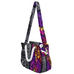 Ambiguity Tobe Brain Duality Mind Minimal Thinking Rope Handles Shoulder Strap Bag by uniart180623