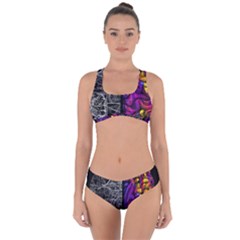 Ambiguity Tobe Brain Duality Mind Minimal Thinking Criss Cross Bikini Set by uniart180623