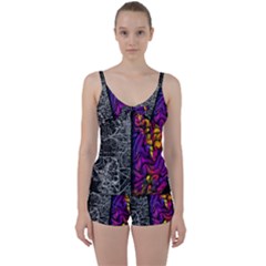 Ambiguity Tobe Brain Duality Mind Minimal Thinking Tie Front Two Piece Tankini by uniart180623