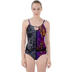 Ambiguity Tobe Brain Duality Mind Minimal Thinking Cut Out Top Tankini Set by uniart180623