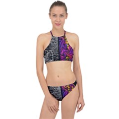 Ambiguity Tobe Brain Duality Mind Minimal Thinking Halter Bikini Set by uniart180623