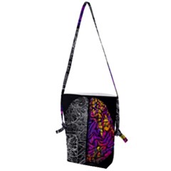 Ambiguity Tobe Brain Duality Mind Minimal Thinking Folding Shoulder Bag by uniart180623