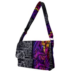 Ambiguity Tobe Brain Duality Mind Minimal Thinking Full Print Messenger Bag (s) by uniart180623