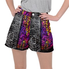 Ambiguity Tobe Brain Duality Mind Minimal Thinking Women s Ripstop Shorts by uniart180623