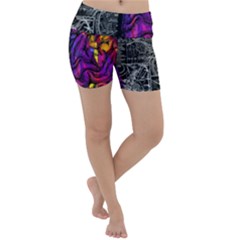 Ambiguity Tobe Brain Duality Mind Minimal Thinking Lightweight Velour Yoga Shorts by uniart180623