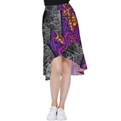 Ambiguity Tobe Brain Duality Mind Minimal Thinking Frill Hi Low Chiffon Skirt by uniart180623