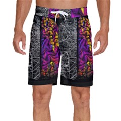 Ambiguity Tobe Brain Duality Mind Minimal Thinking Men s Beach Shorts by uniart180623