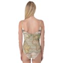 Old World Map Of Continents The Earth Vintage Retro Camisole Leotard  View2