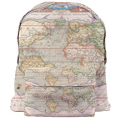 Old World Map Of Continents The Earth Vintage Retro Giant Full Print Backpack by uniart180623