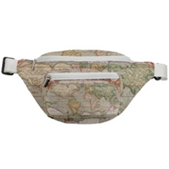 Old World Map Of Continents The Earth Vintage Retro Fanny Pack by uniart180623