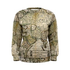 Tartaria Tartaria Empire Map Vintage World Women s Sweatshirt by uniart180623