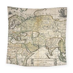 Tartaria Tartaria Empire Map Vintage World Square Tapestry (large) by uniart180623