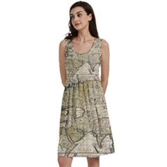 Tartaria Tartaria Empire Map Vintage World Classic Skater Dress