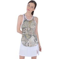 Tartaria Tartaria Empire Map Vintage World Racer Back Mesh Tank Top by uniart180623