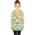 Chevron-pattern-design-texture Kids  Double Breasted Button Coat View1