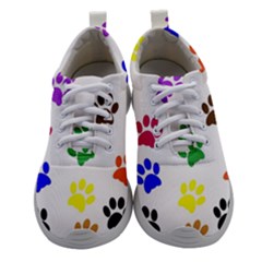 Pawprints-paw-prints-paw-animal Women Athletic Shoes by uniart180623