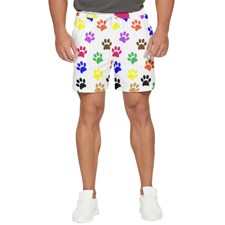 Pawprints-paw-prints-paw-animal Men s Runner Shorts