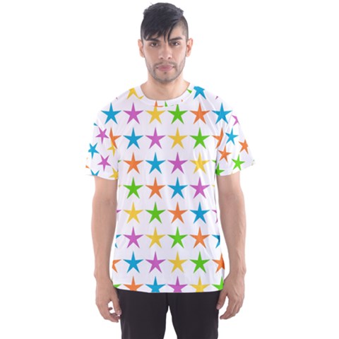 Star-pattern-design-decoration Men s Sport Mesh Tee by uniart180623