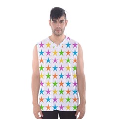 Star-pattern-design-decoration Men s Basketball Tank Top by uniart180623