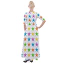 Star-pattern-design-decoration Half Sleeves Maxi Dress View2