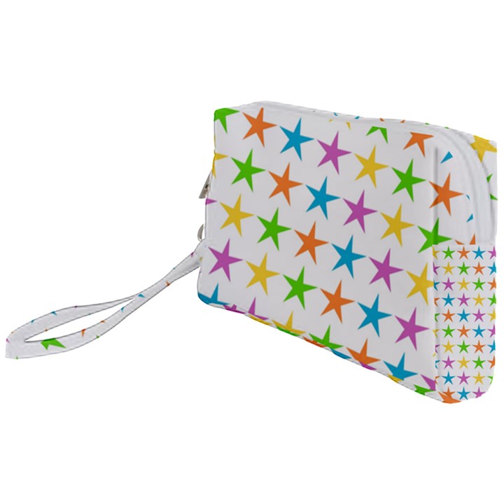 Star-pattern-design-decoration Wristlet Pouch Bag (Small)