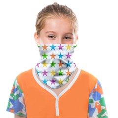 Star-pattern-design-decoration Face Covering Bandana (kids) by uniart180623