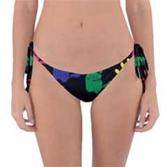 Handprints-hand-print-colourful Reversible Bikini Bottoms