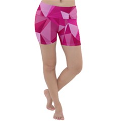 Pattern Halftone Geometric Lightweight Velour Yoga Shorts by uniart180623